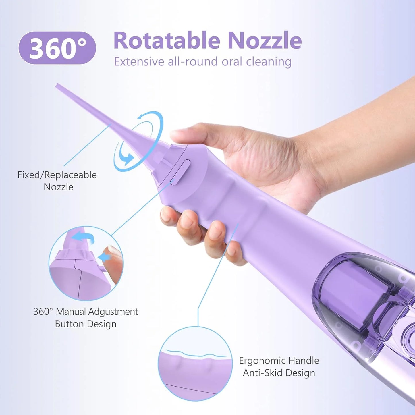 8 Jet Tips Water Flosser