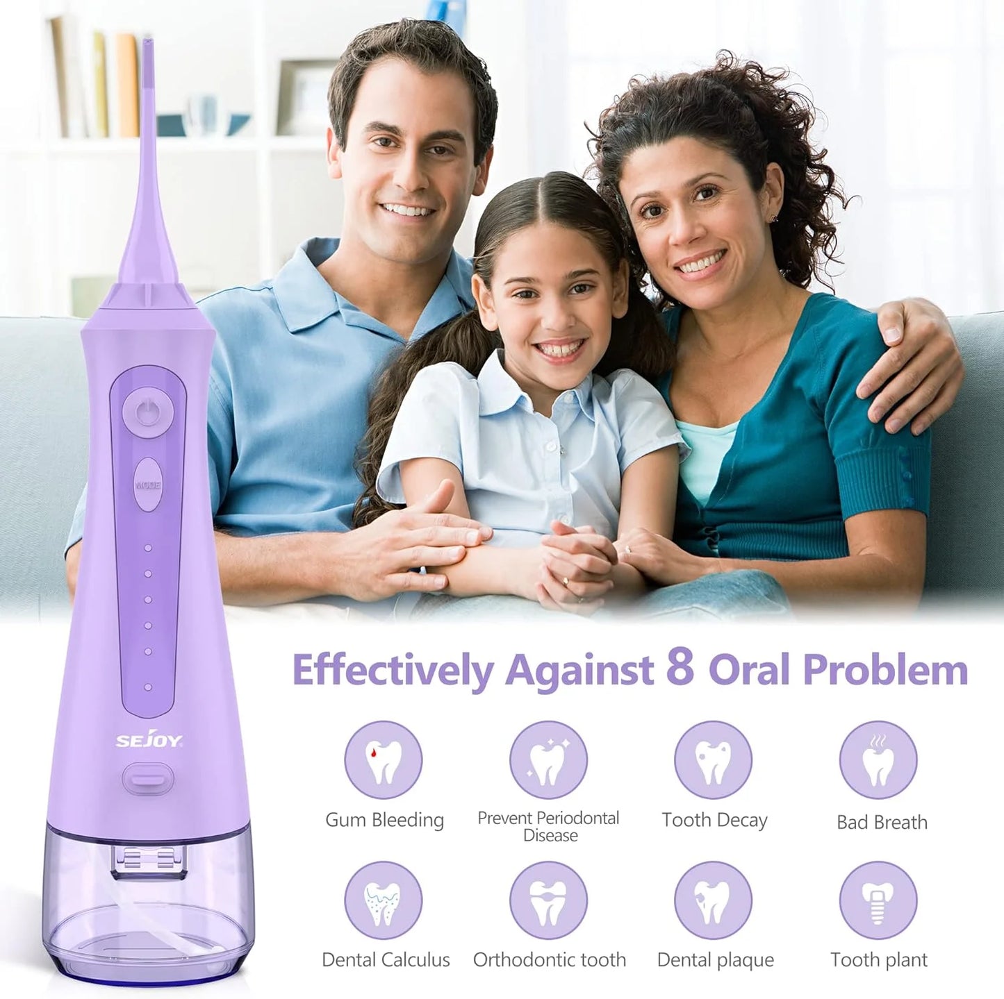 8 Jet Tips Water Flosser