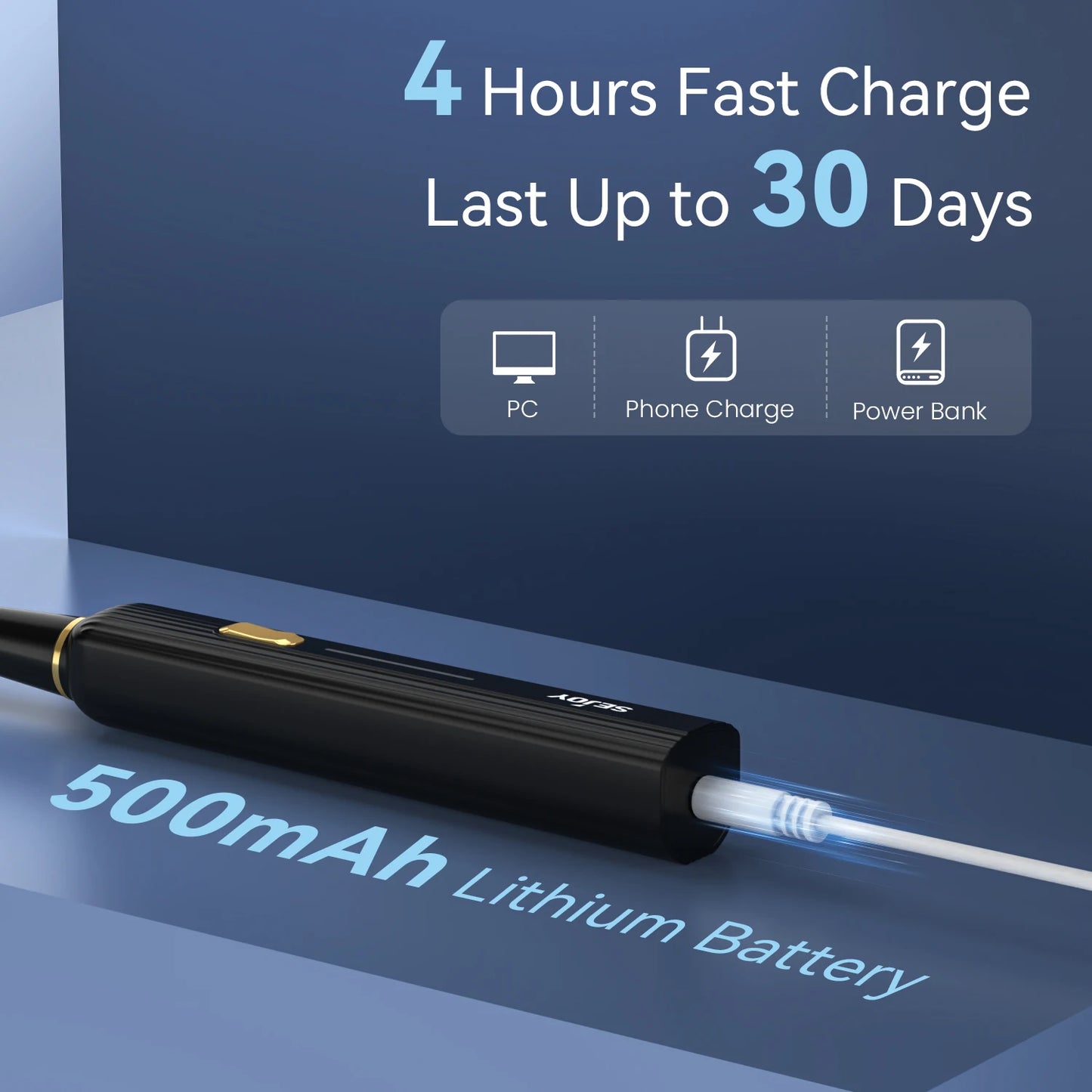 5 Modes Electric Toothbrush Rechargeable